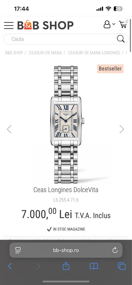 Ceas longines dolce vita