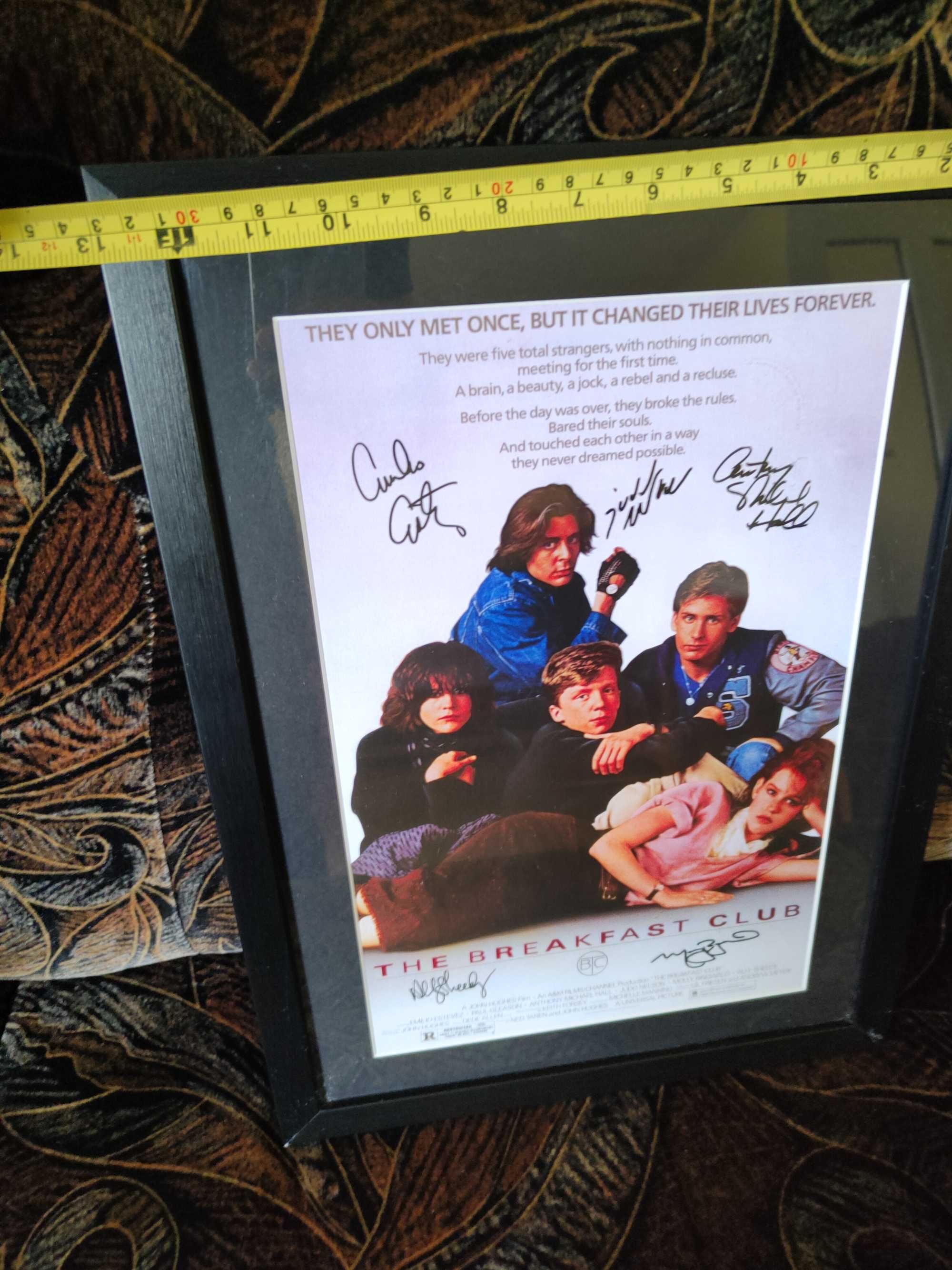 The Breakfast Club Framed Signed Printed Poster