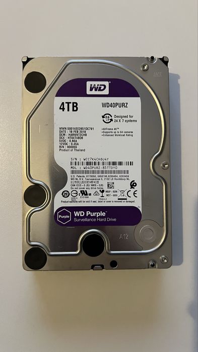 HDD 4TB WD Purple | Testat | Viata 100%