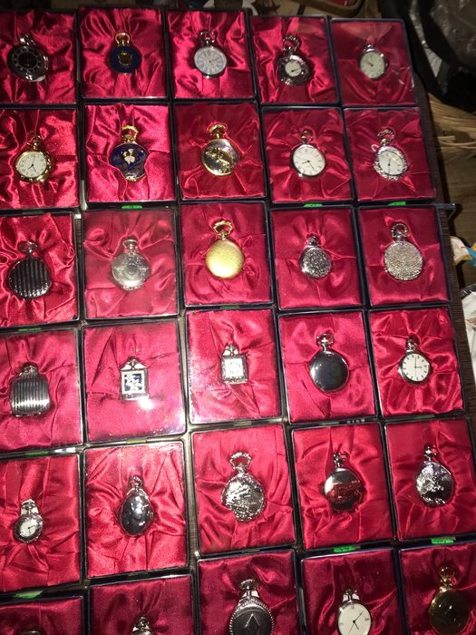 Colecție 60 ceasuri de epoca, din care placate cu aur 4, 5 cu argint