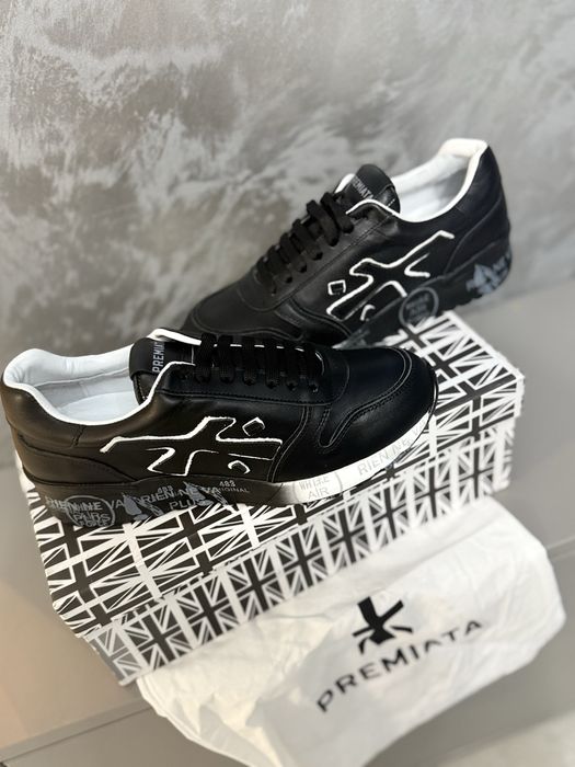 Sneakersi Premiata piele naturala