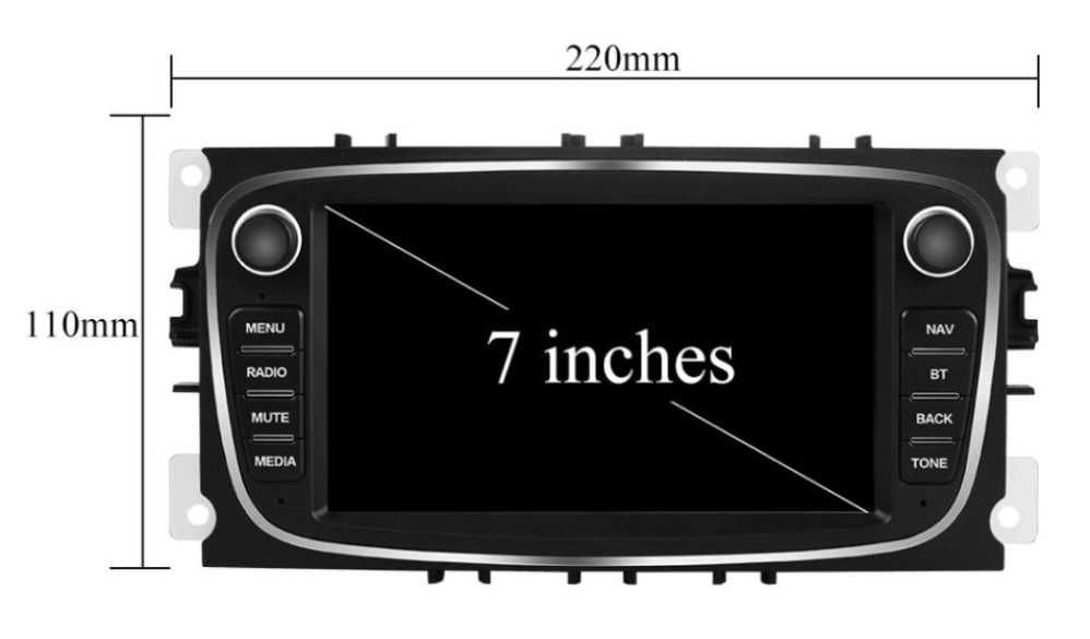 Navigatie Android Dedicata Ford , Carplay Android Auto , Youtube Waze