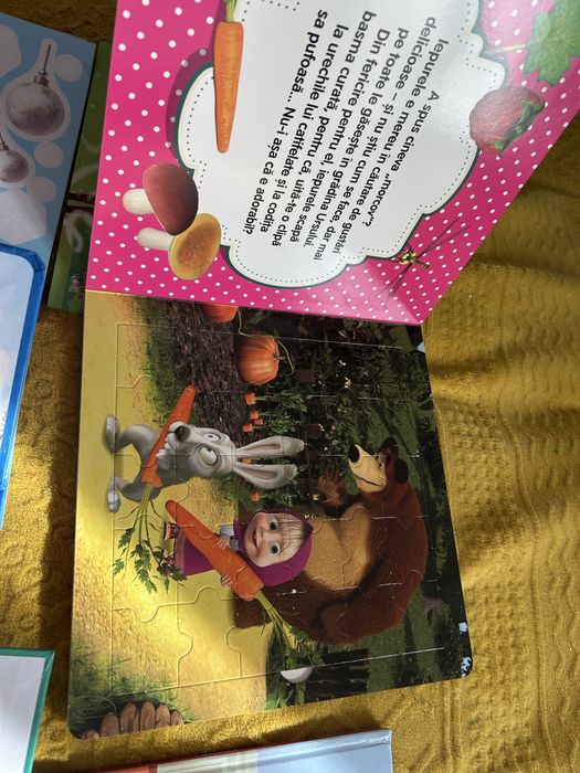 Carti de povesti si puzzle pt copii