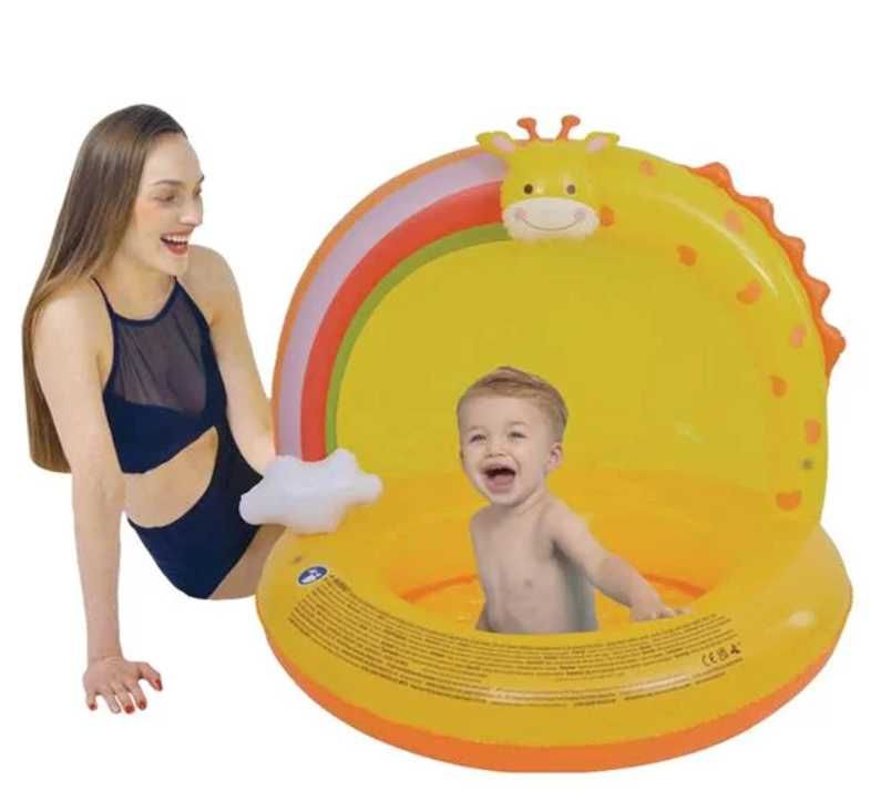 Детски басейн със сенник INTEX, 102х89см
