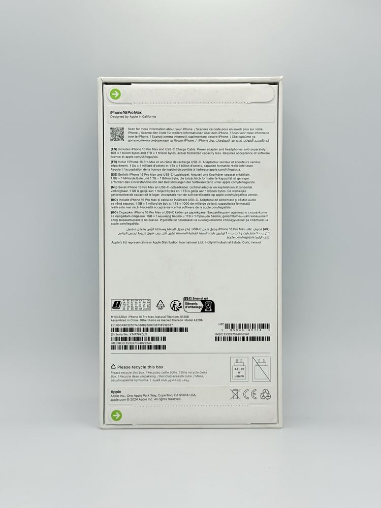 Magazin vindem iphone 16 pro max sigilat 512 gb cu garantie in rate