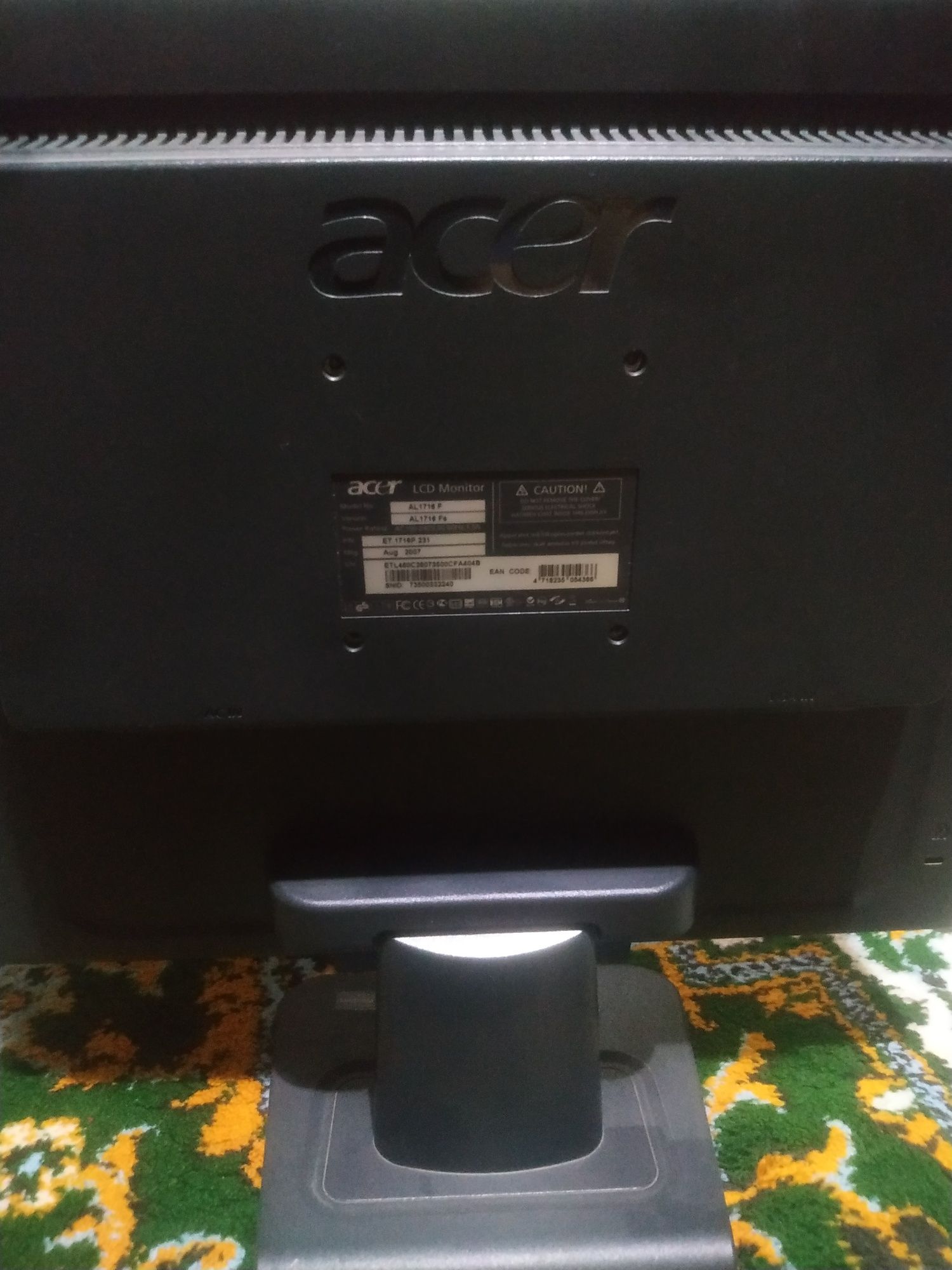 Монитор Acer Al1716 F