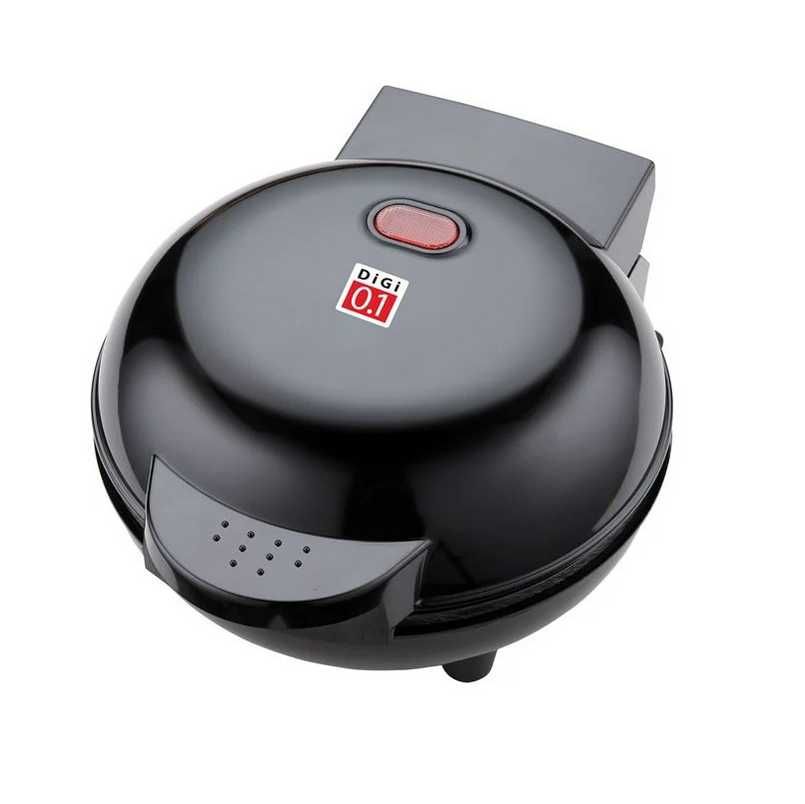 Мини гофретник Mercado Trade, 600W, Черен