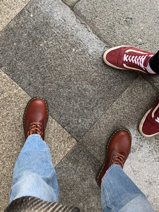 Като нови! Dr. Martens 39 боти от естествена кожа