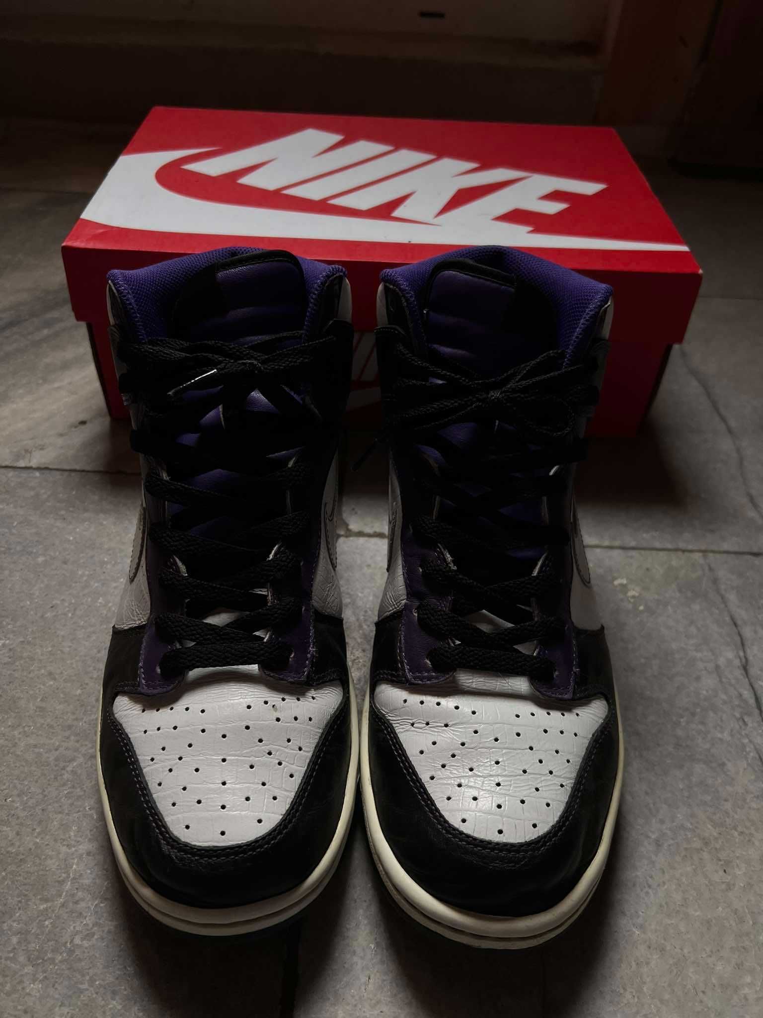 Nike Dunk High Premium Crocodile Stars Quasar 44 Номер