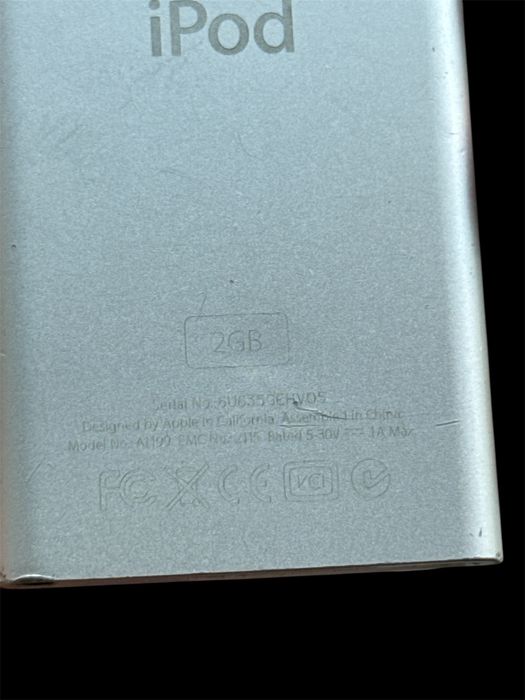 Ipod Nano 2nd generation 2gb silver