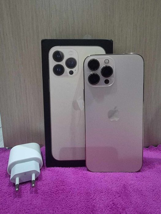 IPhone 13 Pro Max Gold condiție f bună