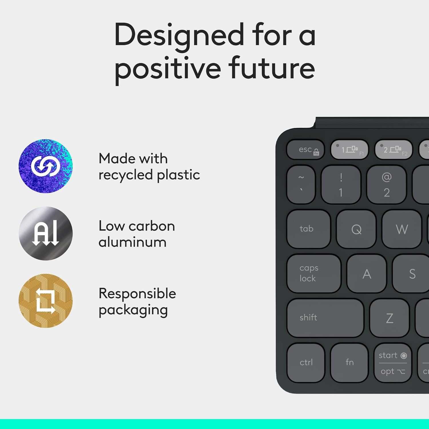 Портативная беспроводная Bluetooth Клавиатура Logitech Keys-to-GO 2
