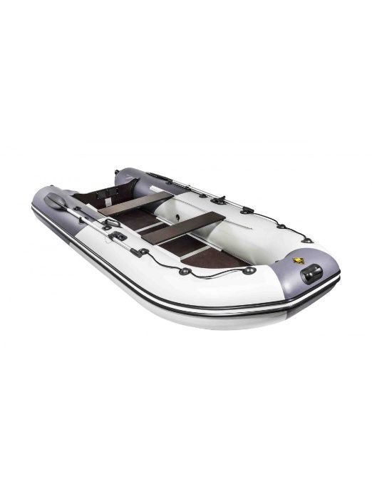 Лодка ПВХ Ривьера Компакт 3600 СК комби светло-серый/графит 1238