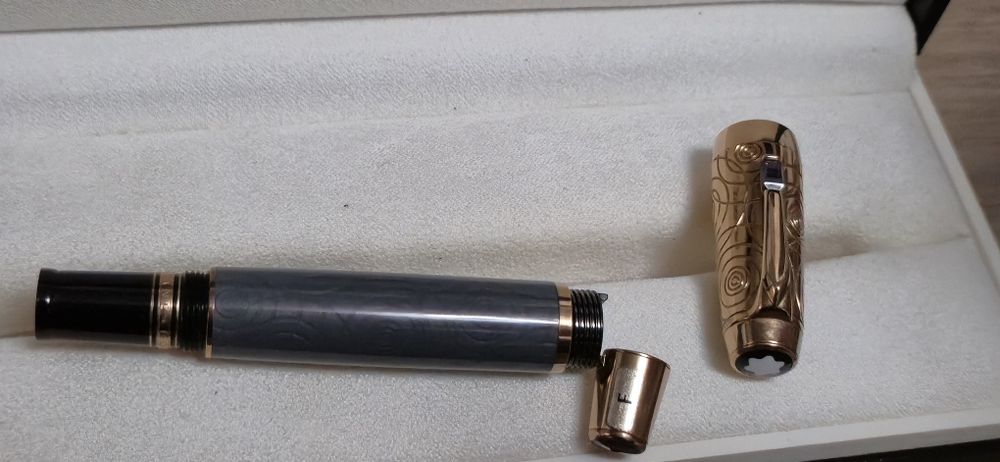 Stilou Montblanc Bohème Pirouette – NOS – Placat cu Aur – Raritate