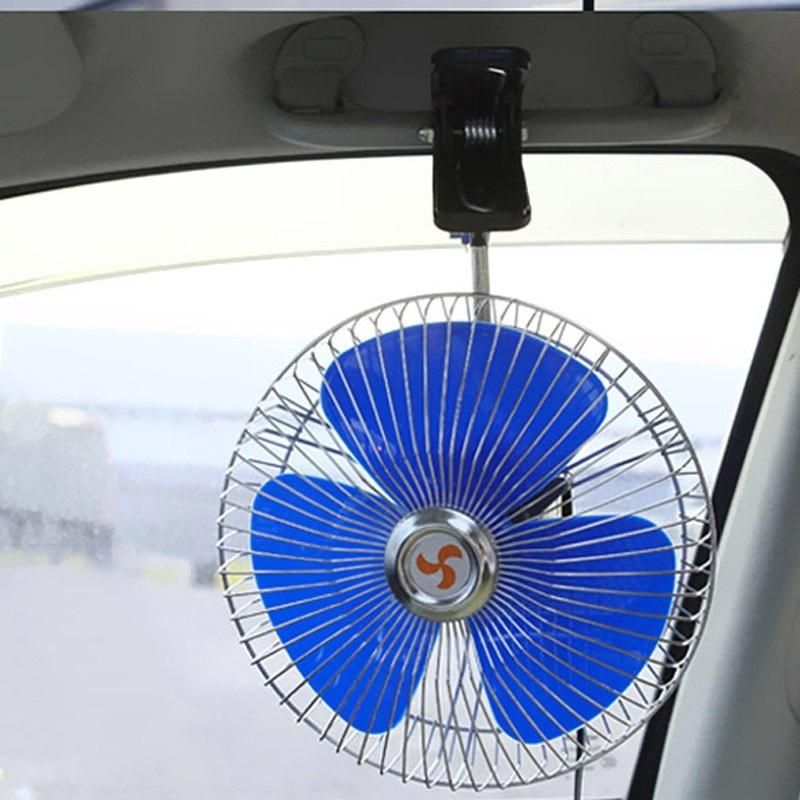 вентилатор за кола 12v , 24v стационарен и въртящ се режим 6 инча