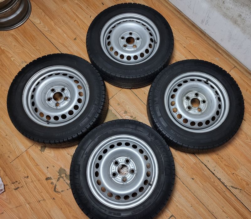 джанти 16" 5х120 Vw Transporter T5 T6 с гуми 205/65R16 C Michelin
