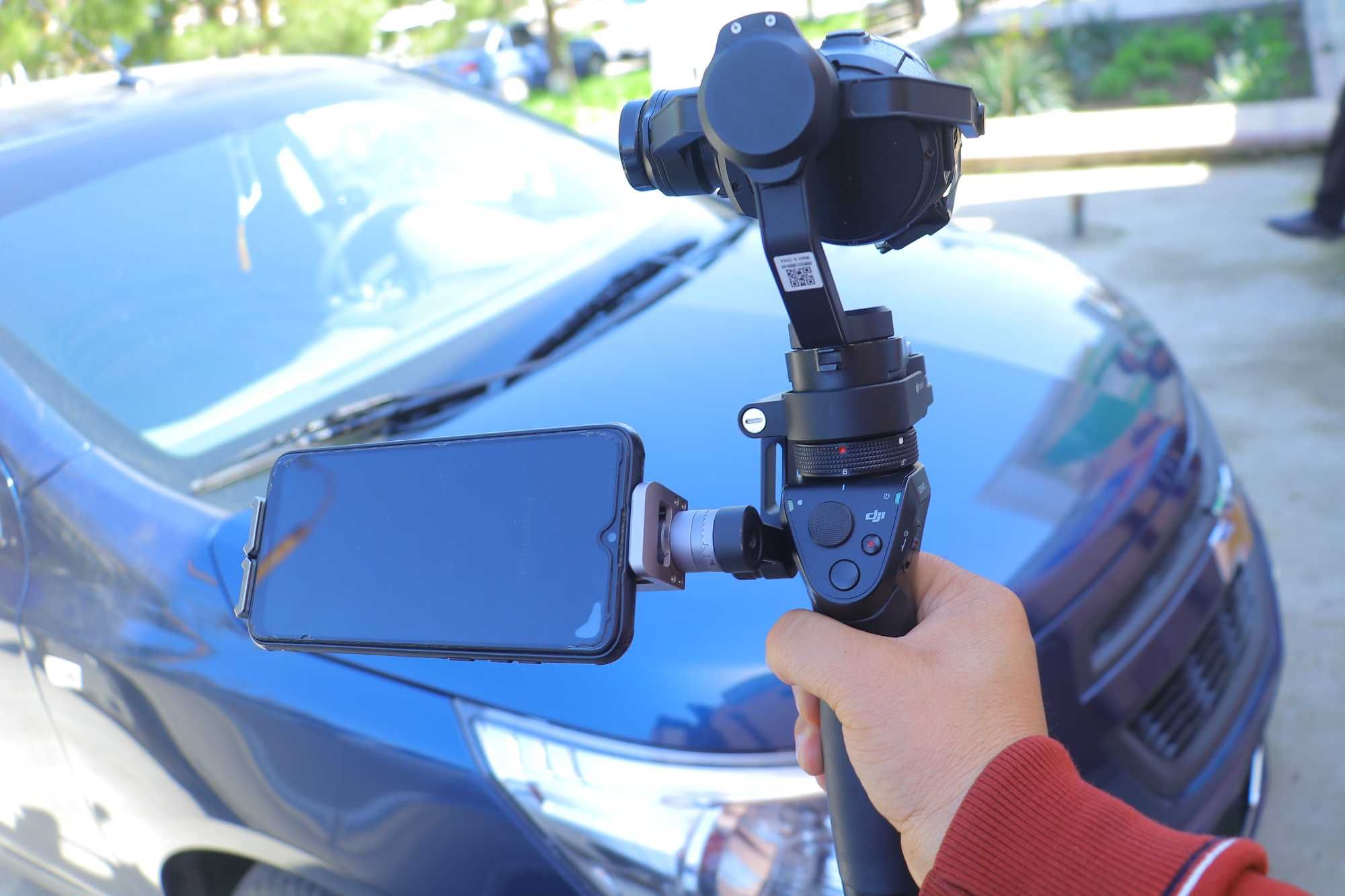 Dji zemus x5 ronin kamera bittada