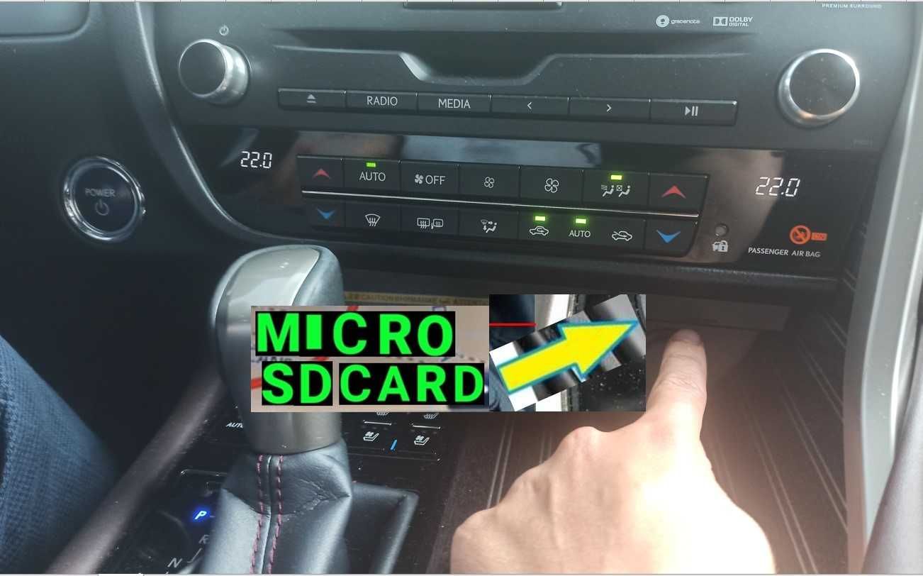 Lexus 2025 Micro SD Card Европа Турция Gen8/9 Лексус карта BG ъпдейт
