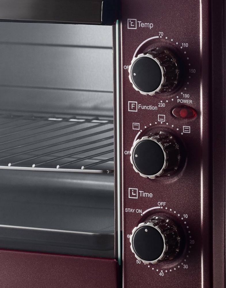 Cuptor Electric XXL Prime Heim 36L, 1500W, 3 Funcții de Gătire