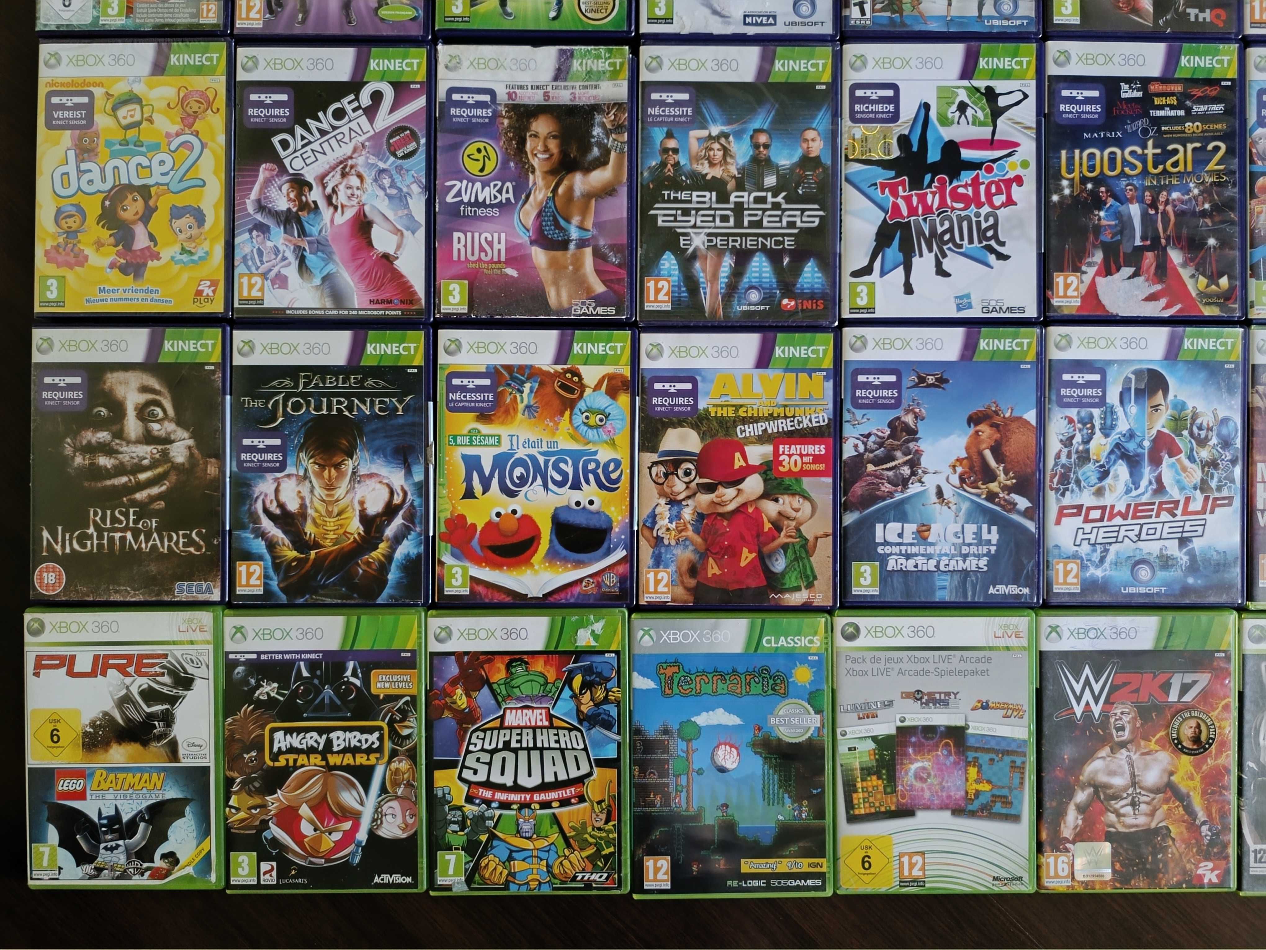 Jocuri Xbox 360 Kinect Sports Dance Zumba Lego NFS Dora Injustice Lego