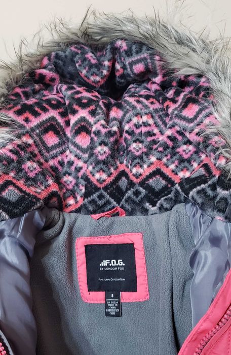 Детско зимно яке LONDON FOG  за момиченце - 8 год.