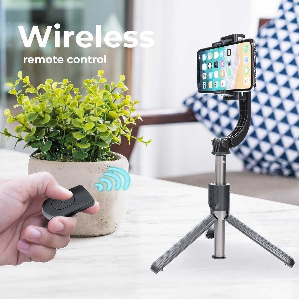 Stabilizator Selfie Stick Gimbal H5 Cu Trepied Si Telecomanda