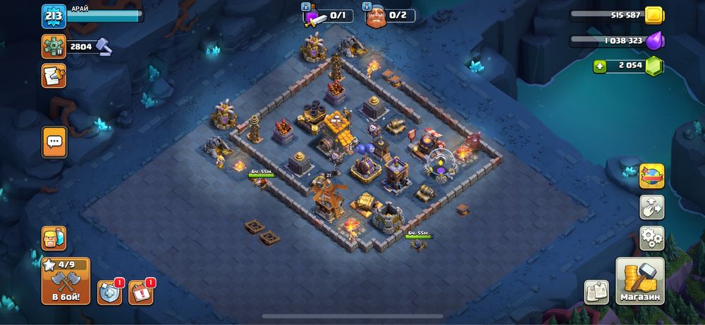 CoC th17 почти фулл деф.