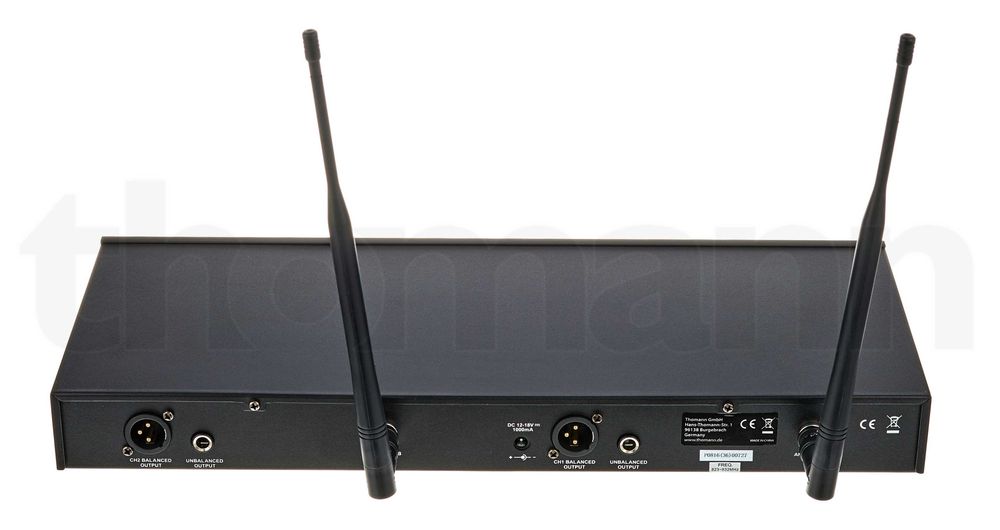 Безжични Headset микрофони the t.bone free solo Twin PT590 HeadmiKeD