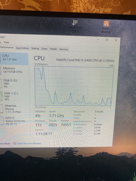 Van Pc Light-Gaming I5 RX550