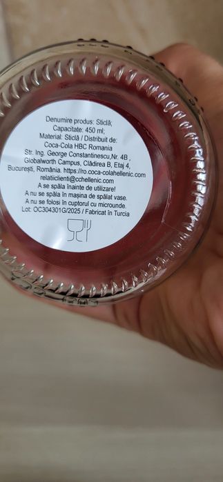 Vand termos nou din sticlă