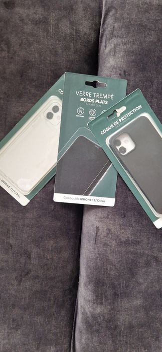 Set husa și folie pentru IPhone 12 12pro