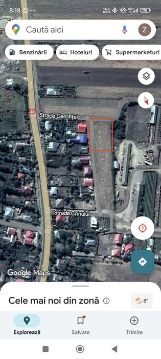 Teren intravilan - Badeana (1600 mp)