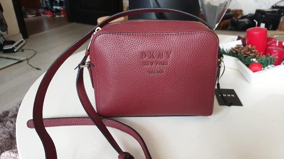 Geanta Noho Camera DKNY, originala , piele , cu eticheta , cu saculet