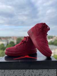Nike Air Force 1 Mid - Red Suede (GS)