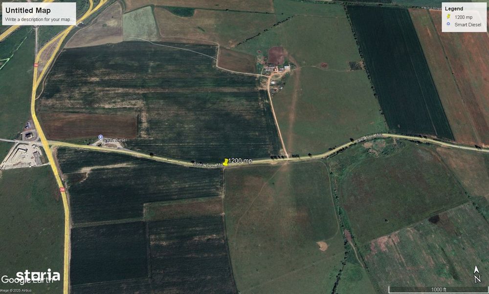 Teren de vânzare în Sibiu, cu deschidere buna la Calea Surii Mici!