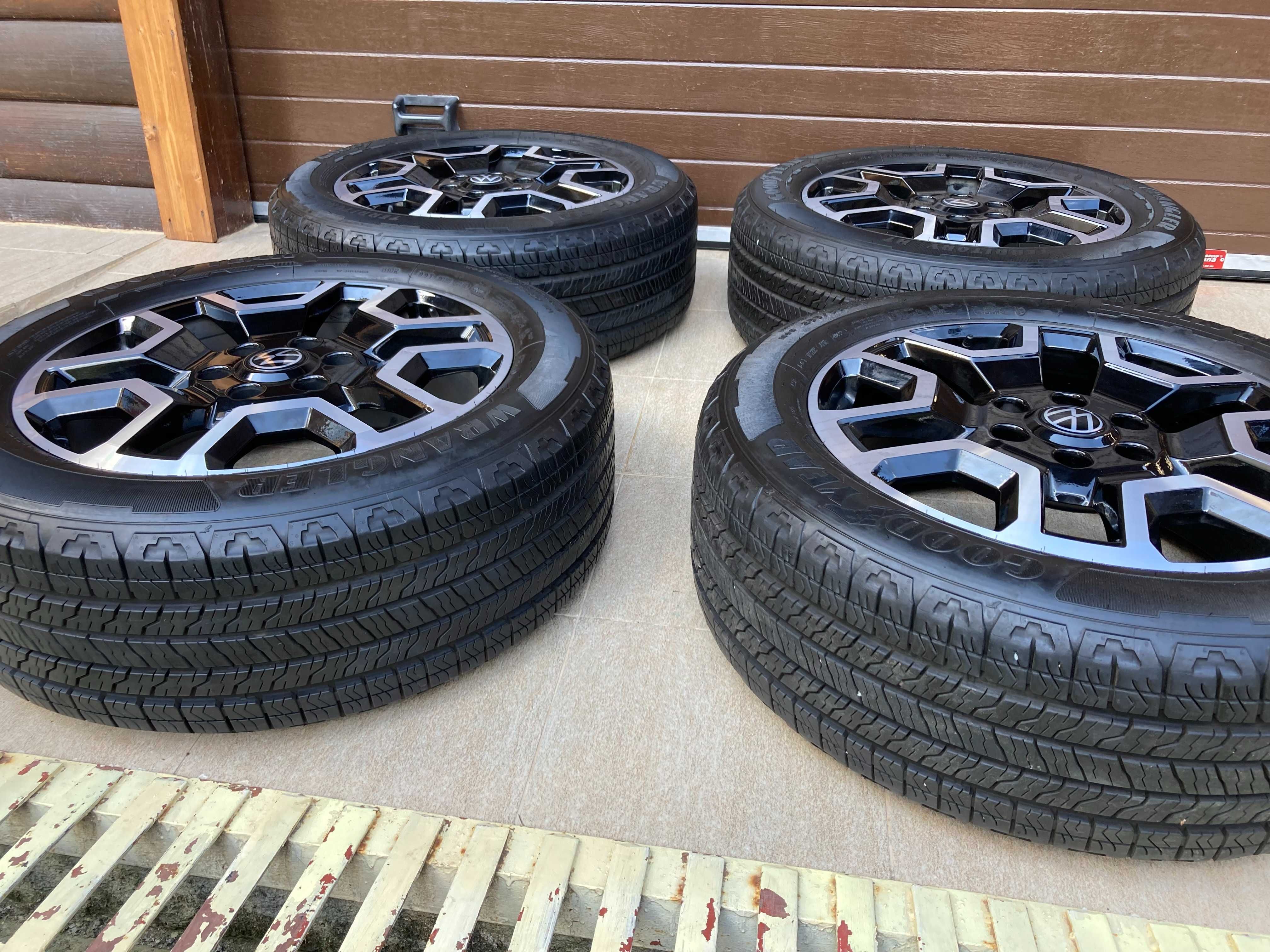 Jante Noi VW Amarok 2 R20 + GoodYear Noi 255/55R20 DOT2023 - 6×139.7