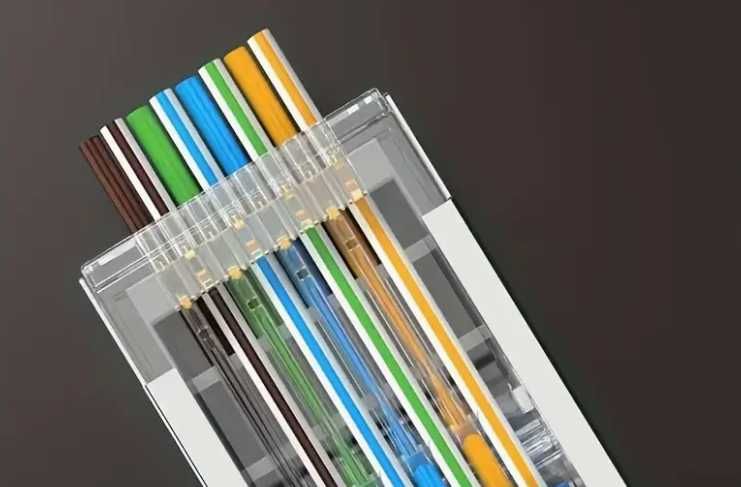 Set 100 mufe de trecere RJ45 STP