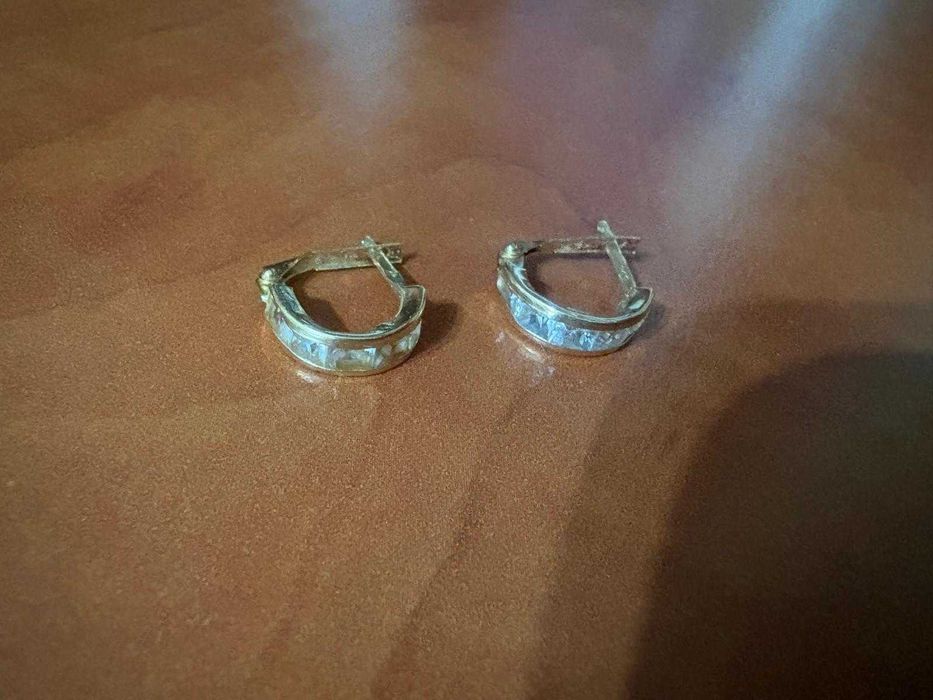 Cercei aur 14 k 1.68 grame