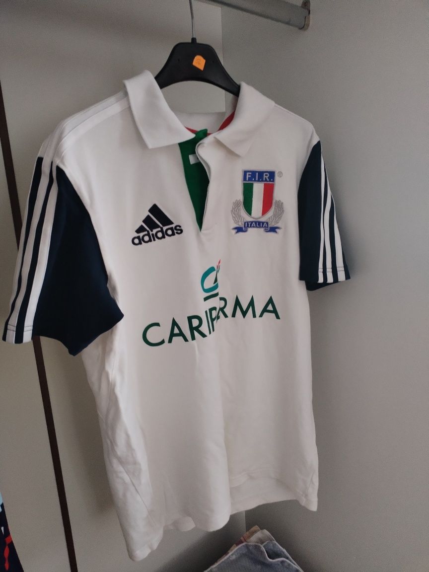 Tricou Polo Italia rugby 2014 Retro