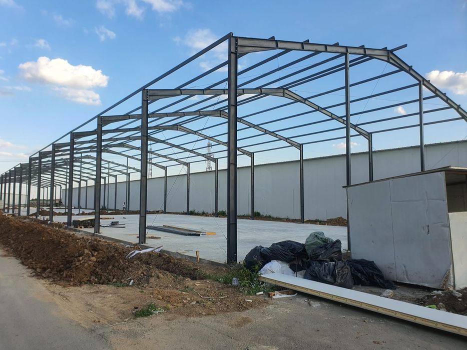 Vand hale metalice hala structura metalica cu panou sandwich
