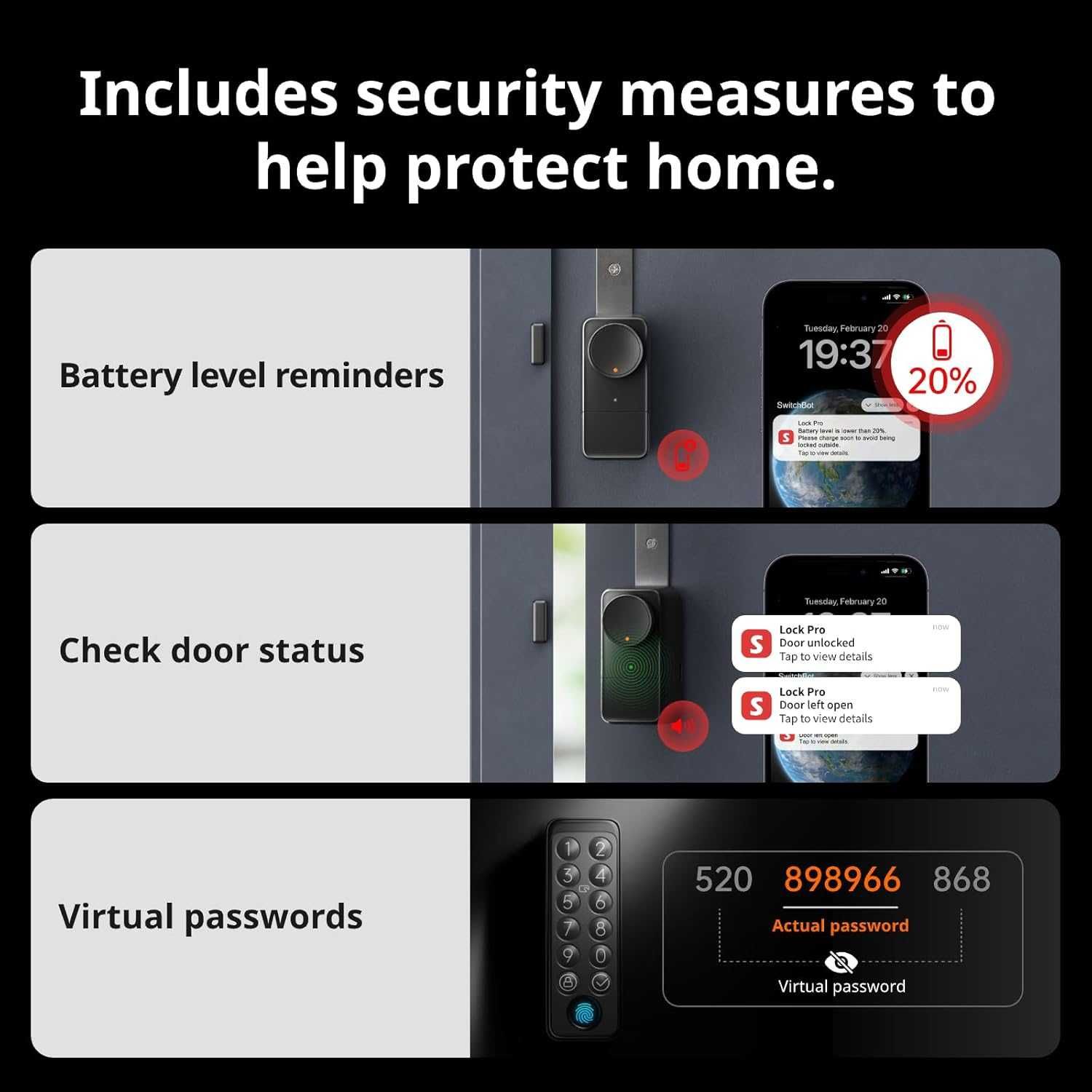 Смарт ключалка висок клас с хъб SwitchBot Lock Pro