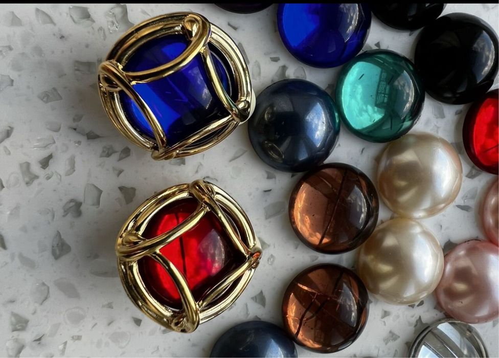 Joan Rivers серьги винтаж съемные вставки винтаж