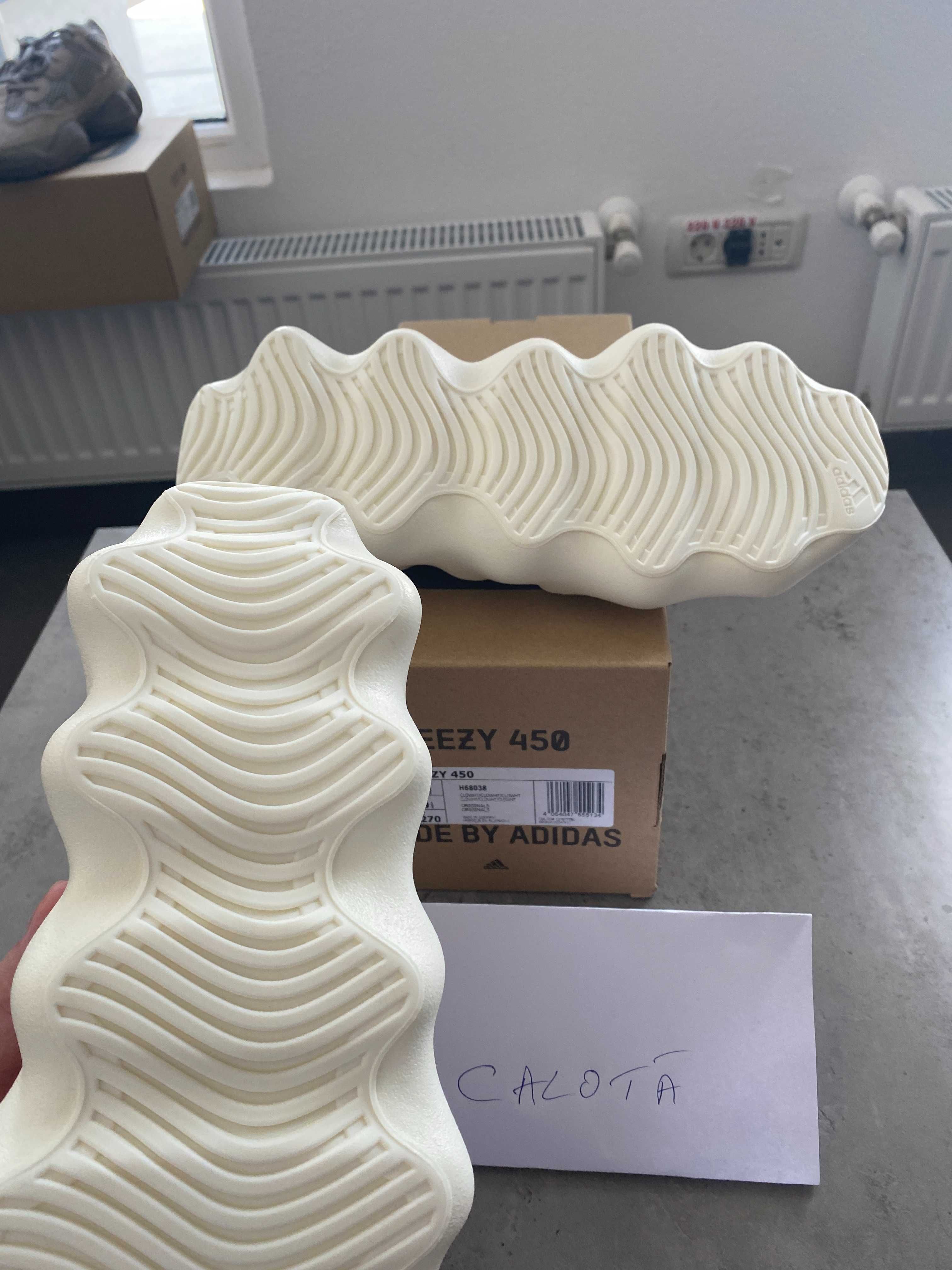 Adidas Yeezy 450 Cloud White Size 44