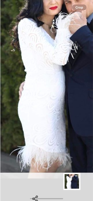 Vand rochie pt cununia civila