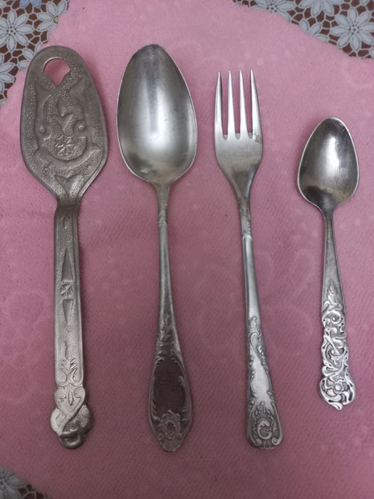 Столовые приборы. Мельхиор. СССР