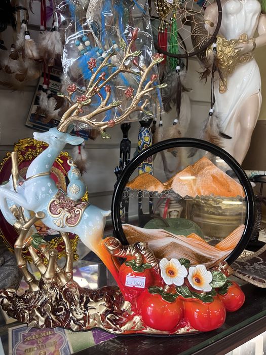 Статуэтка с песочной картиной антистресс .