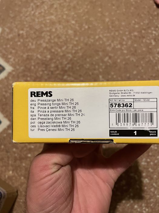Bac presare/sertizare mini Th 32 Rems