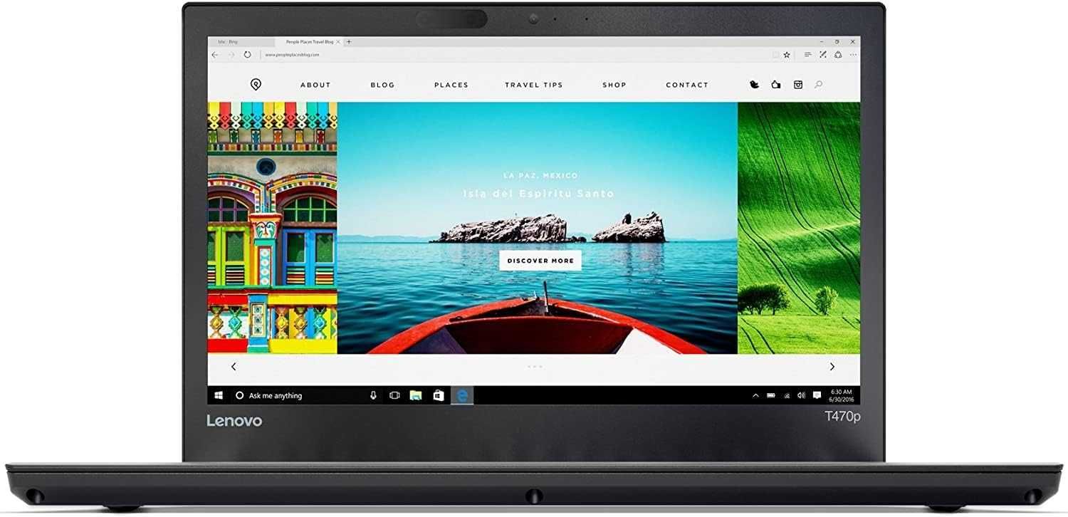 Лаптоп Lenovo ThinkPad T470p i7-7820HQ 32GB 512GB NVMe 940MX ГАРАНЦИЯ