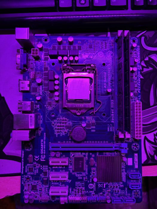 Материнская плата + процессор +оперативка