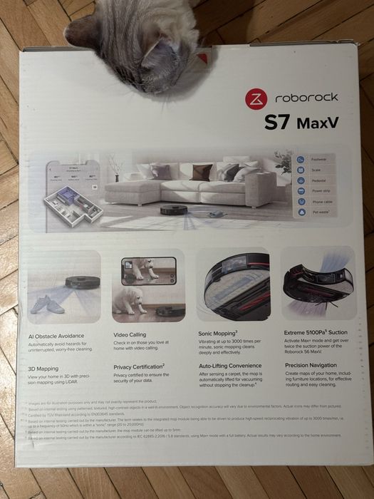 Roborock S7 MaxV | Robot automat, camera video si mop